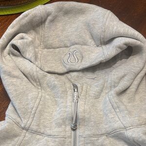 lululemon athletica Kids Light Gray Zip-Up Hoodie